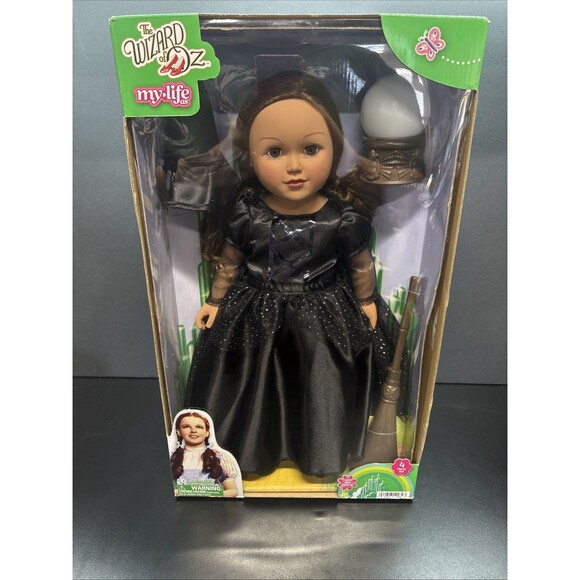 My Life As Wizard of Oz Wicked Witch 18inch Doll Light Brown Hair Brown Eyes - Picture 1 of 5